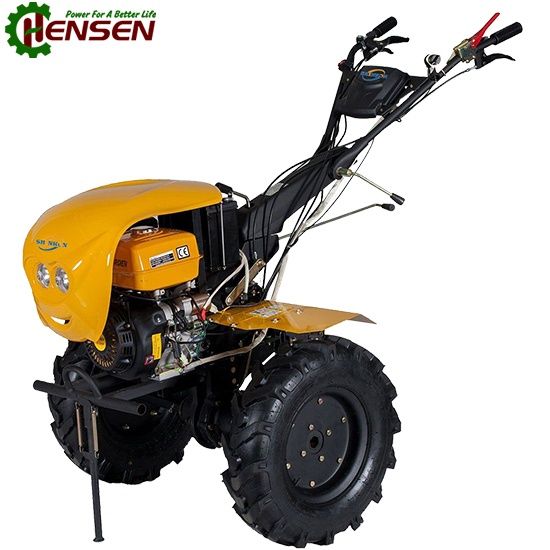 7hp 9hp 13hp 16hp 18hp gear driven gasoline mini tillers with 6.00-12 tires