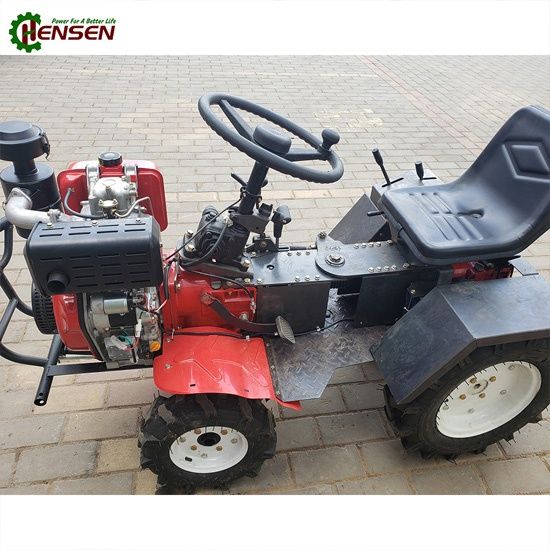 10hp multifunctional diesel mini tractors powered by tiller engine