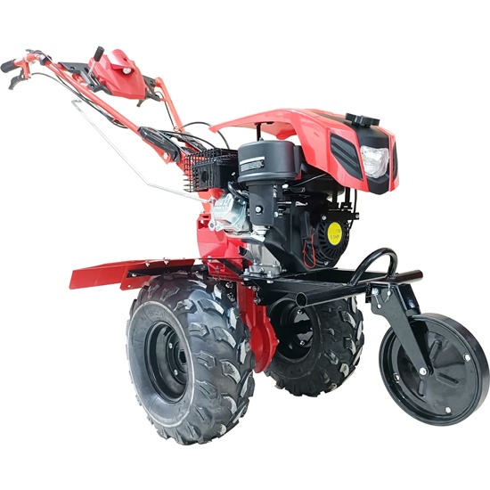 7hp gasoline power weeder with led light cover and front wheel