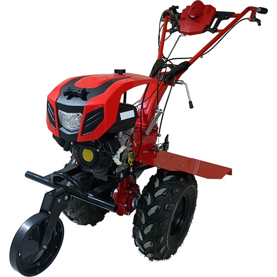 7hp gasoline power weeder with led light cover and front wheel