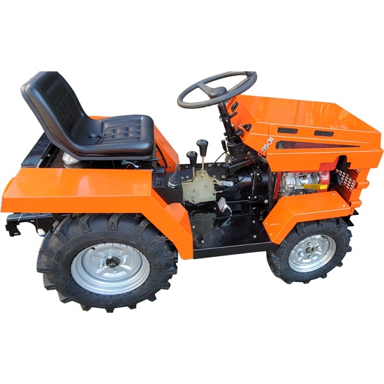 Multifunction full-time 4 wheel drive mini tractor