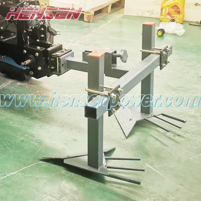 Rear mounted big potato digger for multifunction 4 wheel drive compact tractors