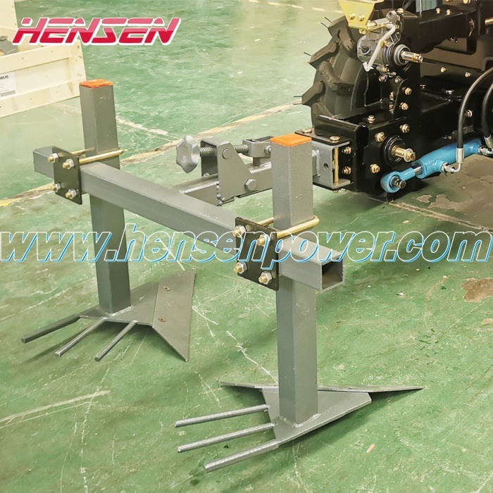 Rear mounted big potato digger for multifunction 4 wheel drive compact tractors