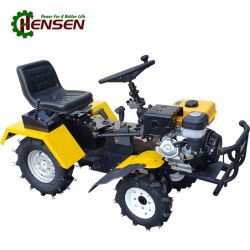Four wheel drive gasoline mini tractor with multifunctions for agricultural purpose