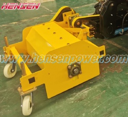 60cm weed shredder coupling with Hensen multifunction hobby compact tractor